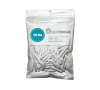 125 Capuchons Panier Lave Vaisselle Blanc Protection Universelle Compatible | Résine PVC grade PSH-1, résistant jusqu'à 70 °C, Extra long, sans colle, Compatible Bosch, Siemens, AEG, Electrolux et plus