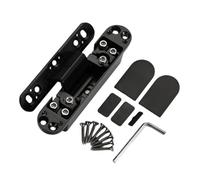 125 Degree Swing Concealed Hinges Invisible Door Hinges Heavy Duty Aluminum Alloy Adjustable Hinge Door Accessories Folding Quiet