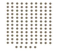 125 ensembles de boutons de pantalon 17 mm couleur bronze motif rayé capuchon en fer pointu en aluminium à vis combo boutons à rivets pour chemises et vestes