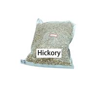 125 g/Sachet Copeaux de Bois de Pommier, de Cerisier, de chêne et de Hickory - Sciure pour Barbecue - Boîte de Fumage Morceaux de Bois pour Bacon - Accessoires pour Barbecue fumé(Bois de Hickory)