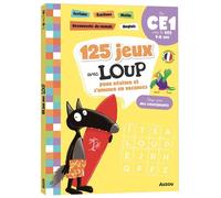 125 jeux avec Loup du CE1 au CE2 - Cahier de vacances 2025 - Orianne Lallemand - Auzou Philippe Eds - broché - Scolaire / Universitaire