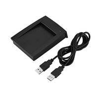 125 kHz RFID Reader High Sensitivité Plug de capteur de proximité USB et Lecture Aucun Pilote nécessaire pour Le contrôle d'accès Systèmes de sécurité Black Plastic 11 x 8 x 2,7 cm
