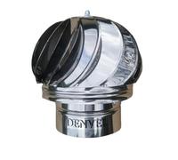 125 mm Cheminée pivotante en acier inoxydable, NOUVEAU MODÈLE, LAMES INTERCHANGEABLES, Chapeau de cheminée, Chapiteau de cheminée, Embout d'aération, Chapeau de cheminée (Ø 125 mm)
