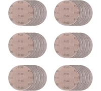 Ø 125 mm Lot de 30 disques abrasifs en maille Sans poussière Pour le ponçage de surfaces dures, bois, vernis, métal (80/120/150/240/320/400#)