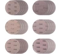 Ø 125 mm Lot de 30 disques abrasifs en maille Sans poussière Pour le ponçage de surfaces dures, bois, vernis, métal (80/120/150/240/320/400#)