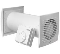 Ø 125 mm Répartiteur/Échangeur de Chaleur - Ventilateur avec Thermostat - Air Chaud