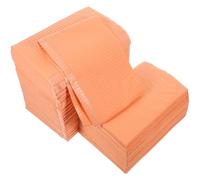 125 Pièces Tapis de Table en Pulpe Orange Jetable pour Nail Art | Résistant à L’eau, Forte Absorption, Usage pour Cabinets Dentaires et Salons de Tatouage