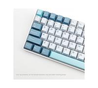 125 Touches PBT Double Shot Keycaps Set Key Caps Height pour Clavier de Jeu Mécanique MX, Type-A