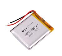 125054 3,7 V 4000 mAh, 1 pièce(2.54 3P)