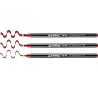 1255 Feutre Calligraphie - Carmin - 3 Stylos - Pointe Calligraphique 2 -5 Mm - Feutre Pour Papier, Bois, Terre Cuite, Toile - Pour Débutants, Lettrage, Bullet Journals, Cartes De V?Ux,Agendas