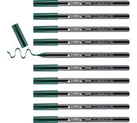 1255 Feutre Calligraphie - Vert Bouteille - 10 Stylos - Pointe Calligraphique 2 Mm - Feutre Pour Papier, Bois, Terre Cuite, Toile -Pour Débutants,Lettrage,Bullet Journals,Cartes De V?ux,Agendas