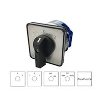 125A 1P Changeover LW26-125/1 High Current Rotating Dual Power Combination ON-OFF-ON Rotary Cam Switch NWPNLXEA(MAN-OFF-AUTO)