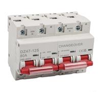 125A 4-Pin Generatorschalter 240-400V DIN Rail