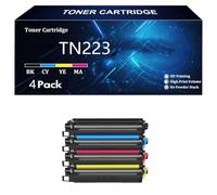 125A Cartouche de Toner de Remplacement pour HP 125A CB540A CB541A CB542A CB543A pour HP Color Laserjet CP1213 CP1214 CP1215 CP1216 CP1517ni CP1519ni Imprimantes,4 Color-4 Pcs