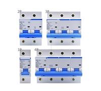 125A MCB NXB-125 High Current 1P 2P 3P 4P 80A 100A Miniature Circuit Breaker DZ47 CZAOINCU(4P,100A)