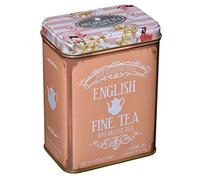 125g de thé pour petit déjeuner anglais dans une boîte florale
