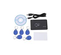 125KHz Lecteur de Carte de Crédit Titulaire Duplicateur DE Lecteur de Carte d'Accès USB RFID avec 5pcs l'Etiquette Principale