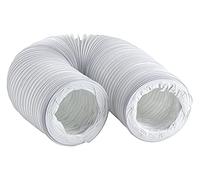 125mm / 1m Tuyau de Évacuation pour Climatisation, Sèche-linge, Hotte - Tuyau Flexible en PVC