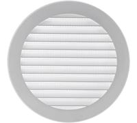 Ø 125mm Blanc Grille de Ventilation en Plastique - Grill D'aération Ronde