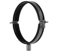 Ø 125mm Collier de Serrage à vis pour la Fixation de Tuyau, Tube, ou Câbles Dans les Murs, les Sols - Avec Joint en Caoutchouc