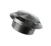 Ø 125mm Diffuseur d'alimentation/Extraction - Vanne à Disque Réglable - Grille de Ventilation Ronde en Acier Inoxydable