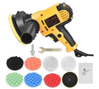 125MM Electric Polisher Kit, 700W Polishing Machine Buffer with Detachable Polishing Pad for Buffing Car, Wood, Metal, Furniture