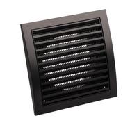 Ø 125mm Grille de Ventilation avec Moustiquaire - Grille D'aération - Plastique ABS Anthracite