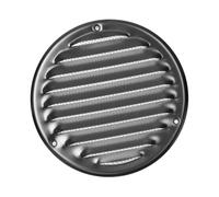 Ø 125mm Grille de Ventilation avec Moustiquaire - Grilles d'aération en Métal - Aluminium