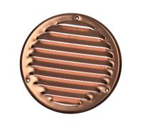 Ø 125mm Grille de Ventilation avec Moustiquaire - Grilles d'aération en Métal - Cuivre