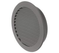 Ø 125mm Gris Grille de Ventilation en Plastique - Grill D'aération Ronde