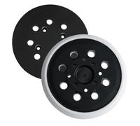 125mm Plateau de Ponçage avec Hook et Loop 8 Trous, 5 pouces Tampon de Disques de Ponçage pour Peinture, Mastic, Accessoires Ponceuses Excentriques, pour BOSCH PEX 300 AE 400 AE 4000 AE