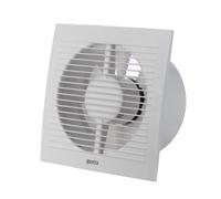 Ø 125mm Ventilateur D'extraction - Silencieux Extracteur D'air Mural Avec une Minuterie - Plastique - Blanc
