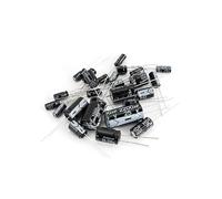 125PCS 25 Values Electrolytic Capacitor Assorted Kit 16V 25V 50V 1uF-2200uF DIY Electronic Components Set 10uf 47uf 100uf 220uf EKFBQBGW