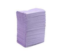 125pcs jetable imperméable Papier médical Dentiste hygiène Oral babine Foulard de Dentiste Dentaire (Color : Purple)