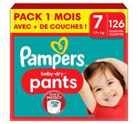 Pampers Couches-culottes Baby-Dry – 12h de protection, ultra absorbantes, testées dermatologiquement