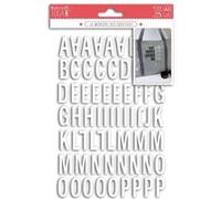 DRAEGER PARIS 1886 Toga by Alphabet Thermocollant 126 Lettres Tissu Flex Blanc - Customisation Vêtements & Décoration - Taille 2,1 cm - Facile à Poser - Lavable à 30° - Idéal Fer à Repasser