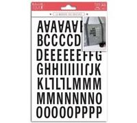 126 Lettres Thermocollantes - Noir Enjoy - Draeger Paris NA G