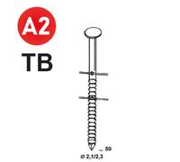 12600 COILS 21/23 X 50 ANNELÉES INOX TB - ALSAFIX - 16C21508