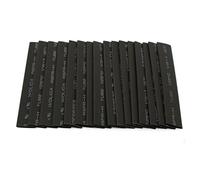 127 Pcs Black Heat Shrink Tube Assortment Wrap Electrical Insulation Cable Tubing Tube Sleeving Wrap Tubes