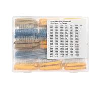 127 Valeurs * 20 Pièces 1/2W 1% Metal Film Resistor Kit 1R0 to 1M