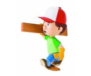 12752 - BULLYLAND - Walt Disney Manny et ses outils - Manny et sa planche