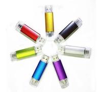 128 Go Clé USB 2.0 OTG Lecteur Flash OTG Dual Ordinateurs Smartphone Micro USB Violet
