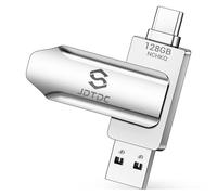 128 Go de Stockage-pour-iPhone-15, Clé USB-C iPhone 15, Mémoire-Externe-Pour-iPhone-15, Stick de Sauvegarde Automatique pour Les Photos, vidéos et Contacts de l'iPhone, avec Ports USB-C et USB 3.0
