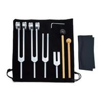 128 Hz Tuning Fork pour la - Tourothérapie de la précision Thérapie Sound Body Mind | Fourche en en aluminium pour la relaxation, la méditation, yoga, l'équilibrage d'énergie, la r