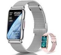 128+Modes Sportifs Montre Connectée Femme, 1,47"HD Montre Femme avec Bluetooth, Pression Artérielle, SpO2, Fréquence Cardiaque, Sommeil, Cycle Menstruel, Météo, Smartwatch Santé Compatible Android/iOS