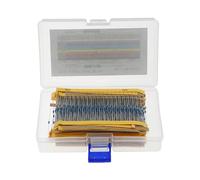 1280pcs Resistor Kit 1/8W 1% 64values X 20pcs Metal Film Resistor Assortment Kit Set 1ohm - 10mohm resistor samples kit NWPNLXEA