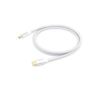 Equip Câble USB-C 128356 - USB 3.2 Gen 2 10 Gbit/s, PD 100W, 1 m, Blanc/Argent
