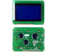 12864 Module d'affichage LCD 128 x 64 points avec police chinoise intégrée et interface I2C, écran jaune/vert/bleu, STN, pour MATRIX (A)