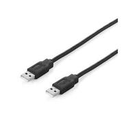 [128871] equip câble USB 2.0, fiche USB-A fiche USB-A , 3 m, noir