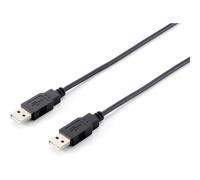 [128872] equip câble USB 2.0, fiche USB-A fiche USB-A, 5,0 m, noir